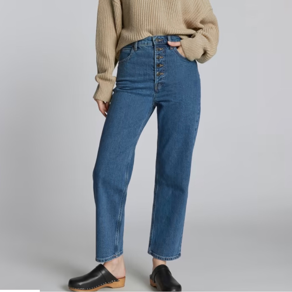 Everlane the Way-High Jean Sz 30 in Cali Blue